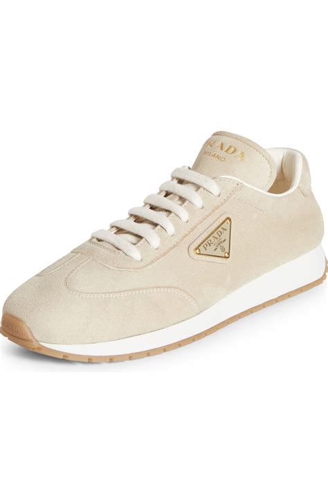 Prada Triangle Logo Low Top Sneaker (Women) 